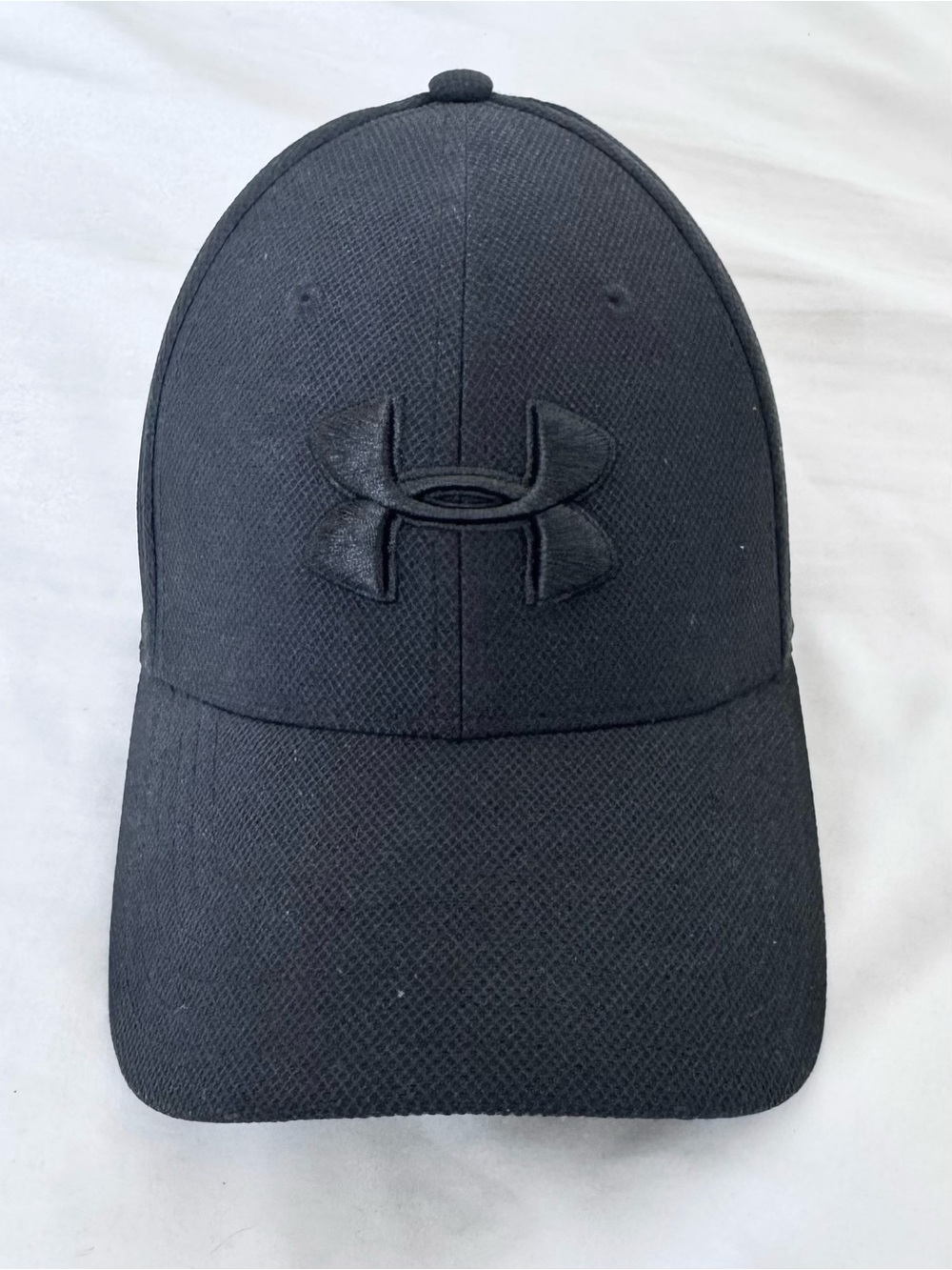 Under Armour Black Embroidered Logo Blitzing 3.0 Cap Performance Athletic size M